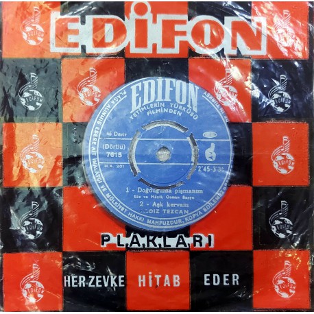 YILDIZ TEZCAN DÖRTLÜ 45 DEVİR EP.