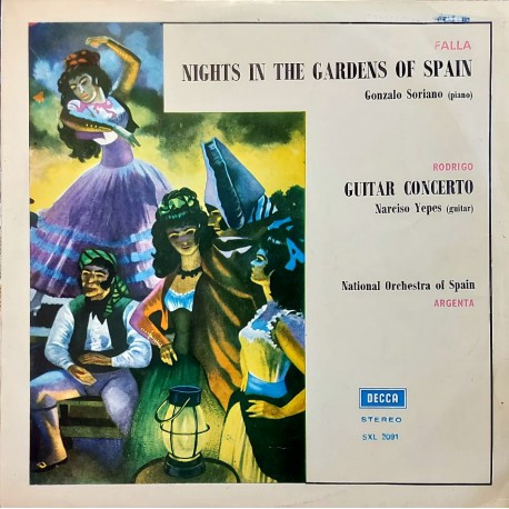 FALLA NIGHTS IN THE GARDENS OF SPAIN - RODRIGO GUITAR CONCERTO 1959 LP.