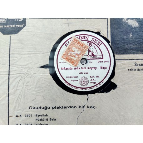 TAŞ PLAK ALİ CAN ANKARA' DA YEDİK TAZE MEYVAYI - GELİNİ GELİNİ (Maya)