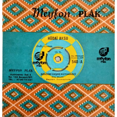 HÜDAİ AKSU DERDİMİ DEŞME MEYHANECİ ~ GÖZLERİN HAYRAN BAKARMIŞ