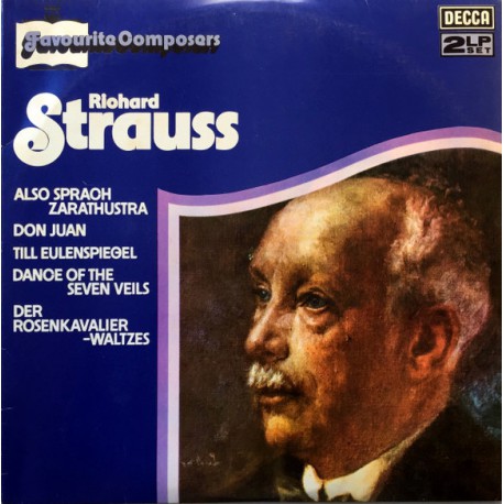 RICHARD STRAUSS FAVOURITE COMPOSERS  KLASİK DOUBLE LP.