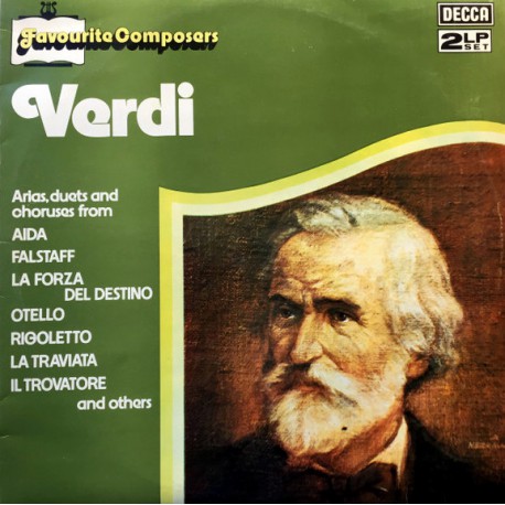 VERDI FAVOURITE COMPOSERS  KLASİK DOUBLE LP.