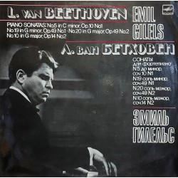 L. VAN BEETHOVEN - EMIL GILELS - PIANO SONATAS