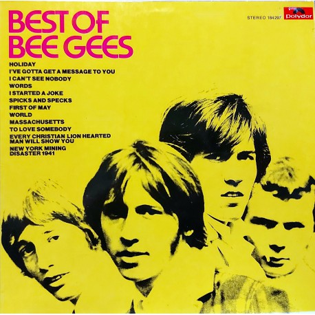 BEST OF BEE GEES 1969 LP.