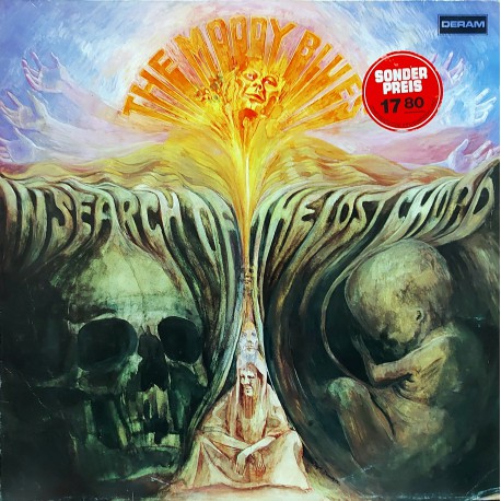 THE MOODY BLUES IN SEARCH OF THE LOST CHORD 1968 LP.