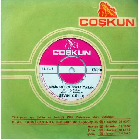 SEVİM GÜLER EKSİK OLSUN BÖYLE YAŞAM  YILLAR SONRA