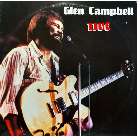 GLEN CAMPBELL LIVE 1981 DOUBLE LP.