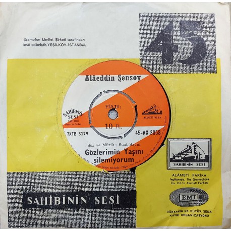 ALAEDDİN ŞENSOY GÖZLERİMİN YAŞINI SİLEMİYORUM ~ YALAN GÖZLER