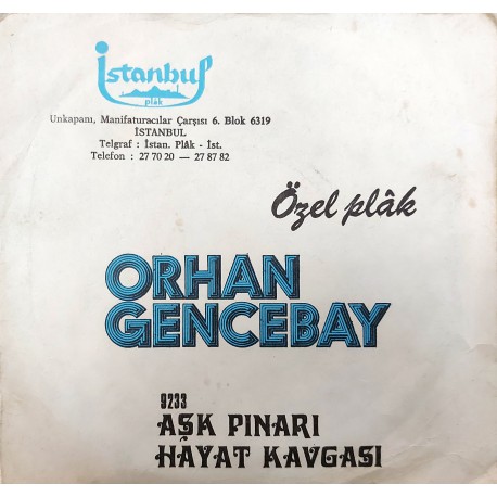 ORHAN GENCEBAY  AŞK PINARI ~ HAYAT KAVGASI (ÖZEL KAPAK)