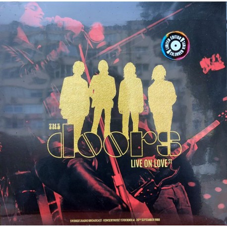 THE DOORS LIVE ON LOVE St LIMITED EDITION COLOURED VINYL 2022 LP.