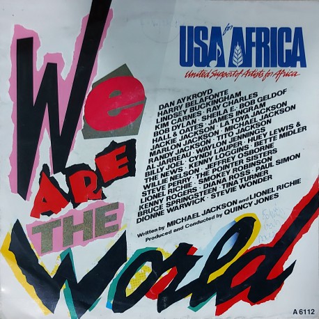 USA FOR AFRICA WE ARE THE WORLD ~ QUINCY JONES GRACE
