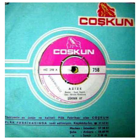 ŞÜKRAN AY AZİZE ~ DİLE DÜŞTÜM BEN DİLE ÇEKİLMİYOR BU ÇİLE