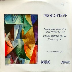 PROKOFIEFF / Claude Helffer – Sonate Pour Pıano N°2 En Ré Mıneur Op.14, Vısıons Fugıtıves Op. 22, Toccata Op. 11