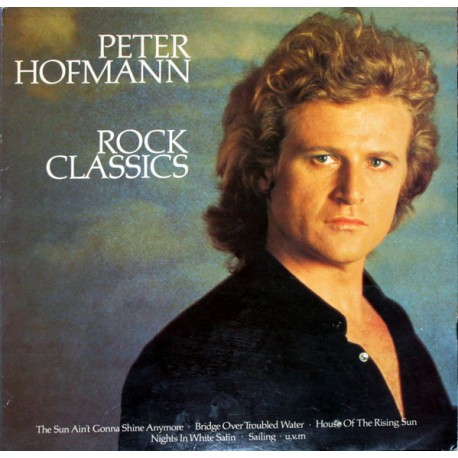 PETER HOFMANN ROCK CLASSICS  1982 LP.