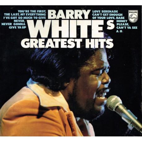 BARRY WHITE ~ BARRY WHITE'S GREATEST HITS 1975 LP.
