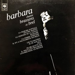 BARBARA CHANTE BRASSENS ET BREL LP.