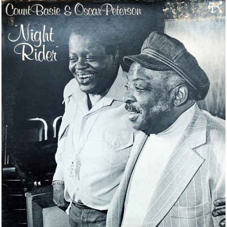 COUNT BASIE AND OSCAR PETERSON NIGHT RIDER LP.