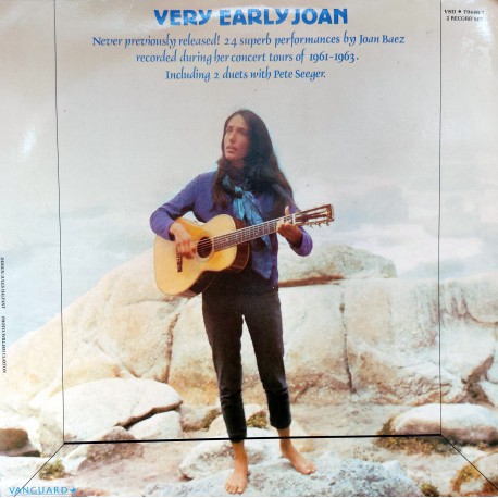 JOAN BAEZ VERY EARLY JOAN 1982 DOUBLE LP.