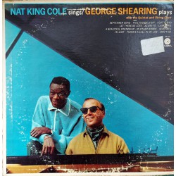 NAT KING COLE SINGS AND GEORGE SHEARING PLAYS 1975 LP.