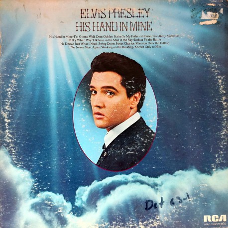 ELVIS PRESLEY HIS HAND IN MINE 1976 LP.