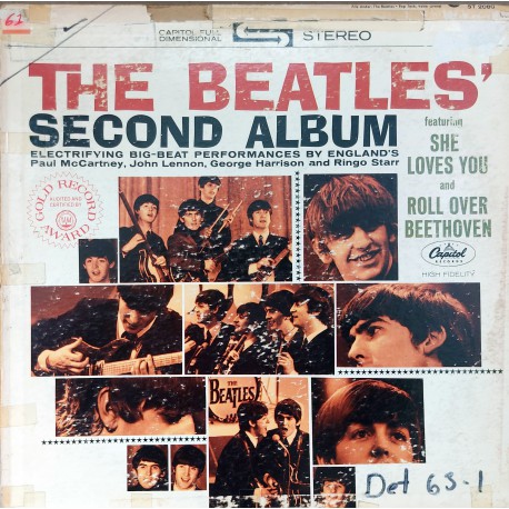 THE BEATLES THE BEATLES' SECOND ALBUM 1964 LP.