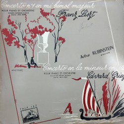 Edvard Grıeg - Franz Lıszt / Arthur Rubinsteın, Antal Doratı – Concerto In A Minor, Op. 16 • Concerto No. 1, In E-Flat