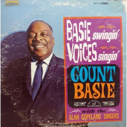 COUNT BASIE WITH ALAN COPELAND SINGERS BASIE SWINGIN' VOICES SINGIN' 1967 LP.