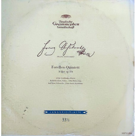 FRANZ SCHUBERT FORELLEN-QUINTETT  (A-dur Op. 114)
