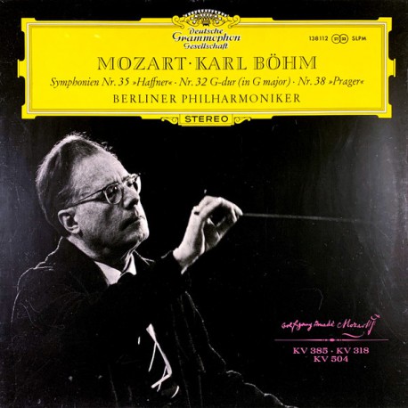 MOZART, Berlıner Phılharmonıker ∙ Karl Böhm – Symphonıen Nr. 35 »Haffner« · Nr. 32 G-Dur (In G Major) · Nr. 38 »Prager«