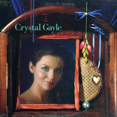 CRYSTAL GAYLE STRAIGHT TO THE HEART  1986 LP.